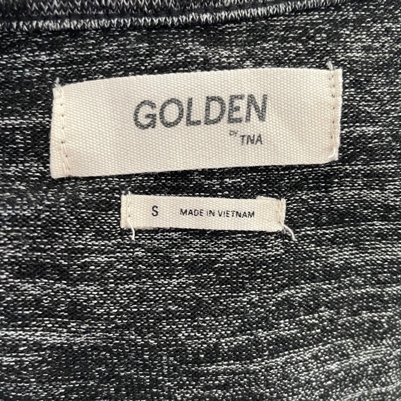 Golden by TNA Grey V-Neck Mini Dress - Picture 3 of 3